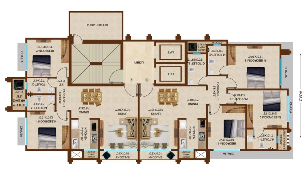 Dwarka Heritage Floor Plan
