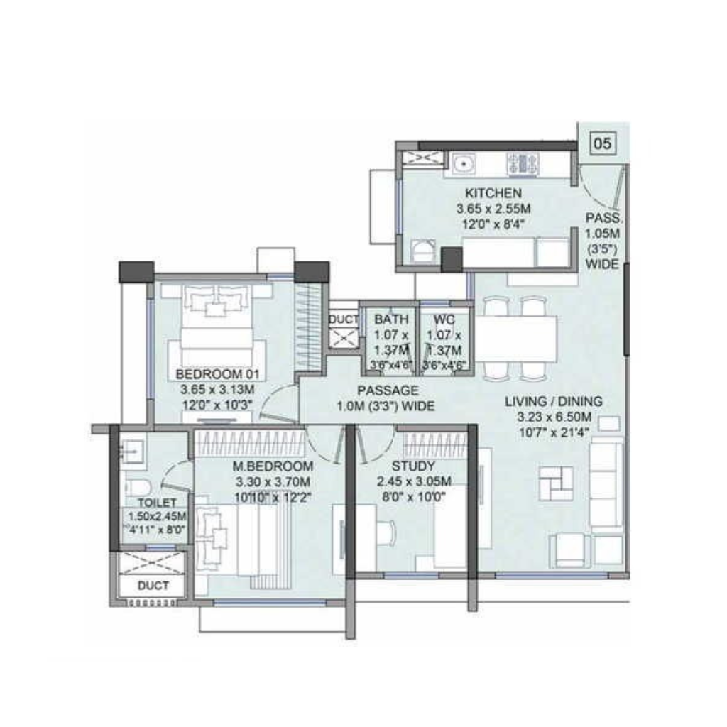 Wadhwa Dukes Horizon floor plans