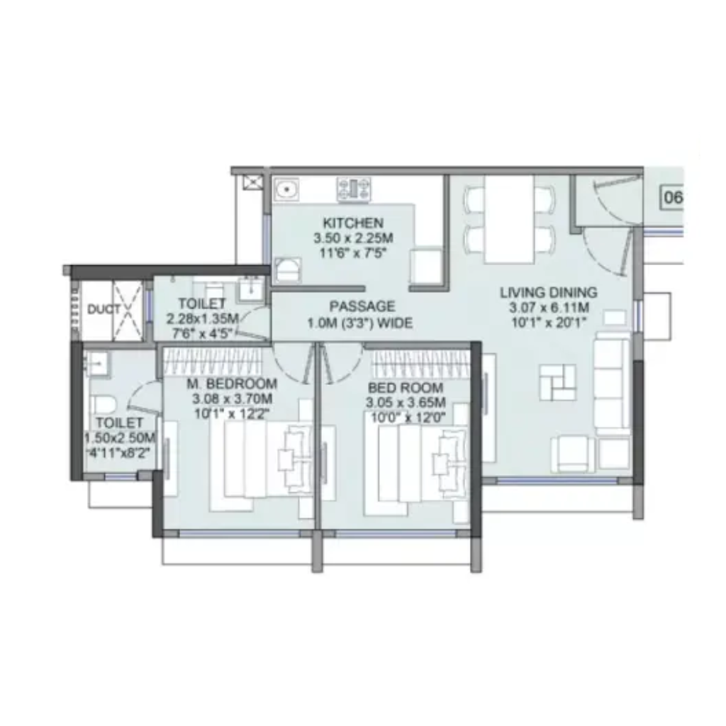 Wadhwa Dukes Horizon floor plans